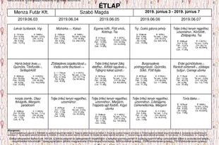 Étlap, 06.03-06.09.