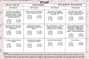 Étlap, 04.23-04.26.