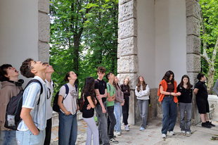 Irodalmi sétán a 8. osztály