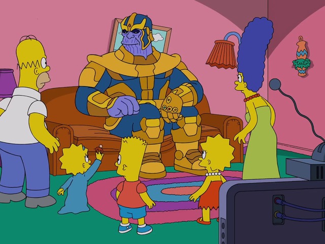 A Simpson Család - Thanos a kanapén