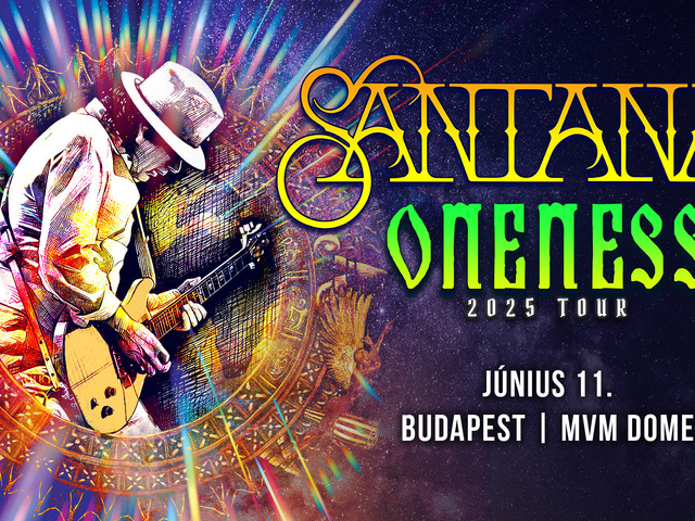 Santana visszatér Budapestre június 11-én, az MVM Dome-ba!