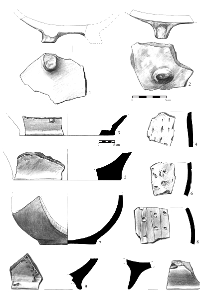 Neolitikus edénytöredékek