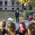 The SZTE alumni community honored Prof. Dr. Katalin Karikó and her Nobel Prize by planting a tree and placing a memorial plaque