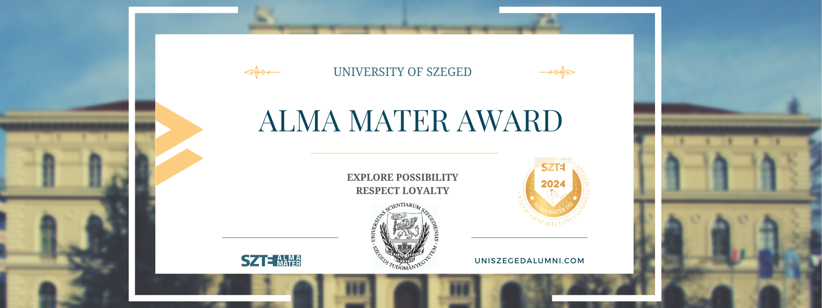 SZTE ALMA MATER AWARD 2024