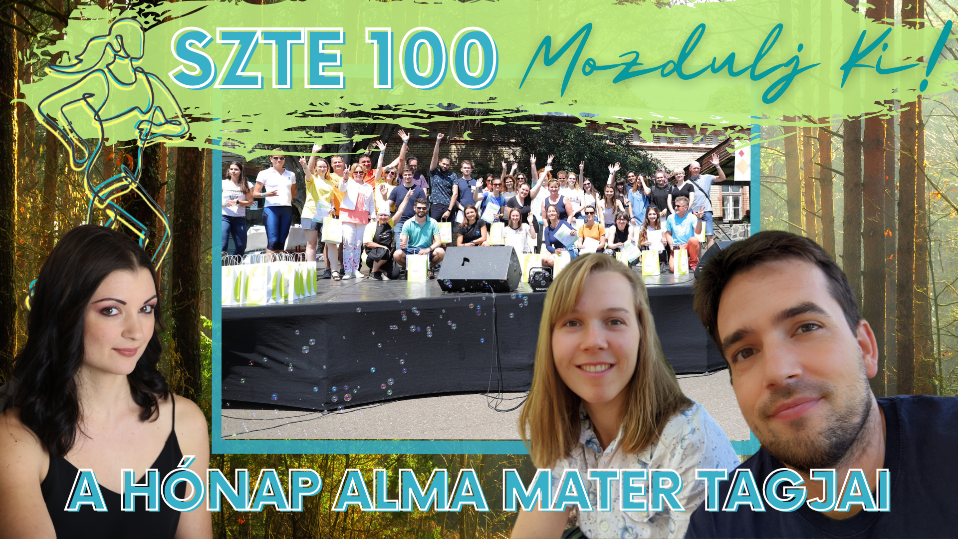 A Hónap Alma Mater Tagjai: Kürti Varínia, Kardos-Pap Zsuzsanna és Kardos József