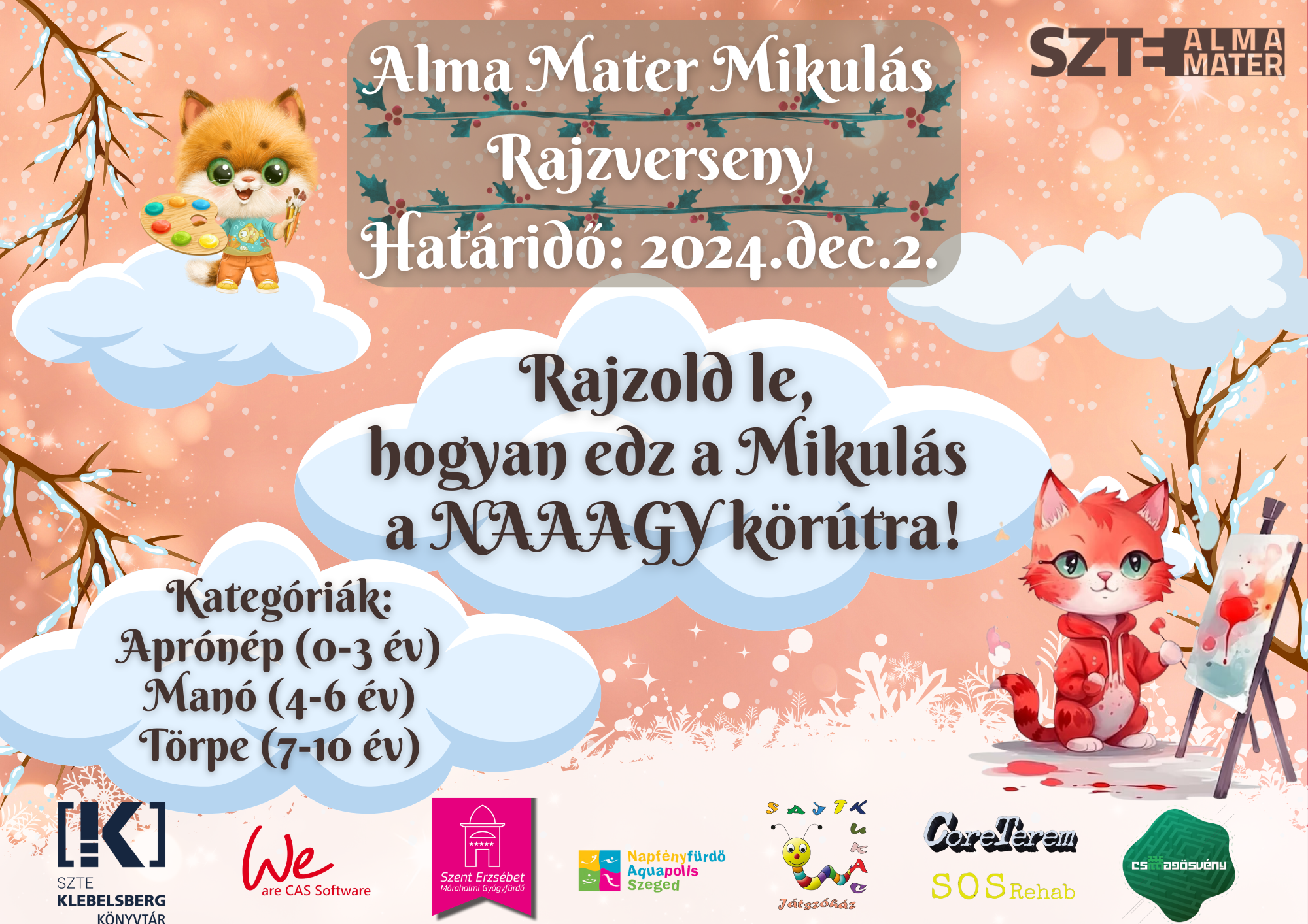 Alma Mater Mikulás Rajzverseny 2024 / Alma Mater Santa Drawing Competition 2024