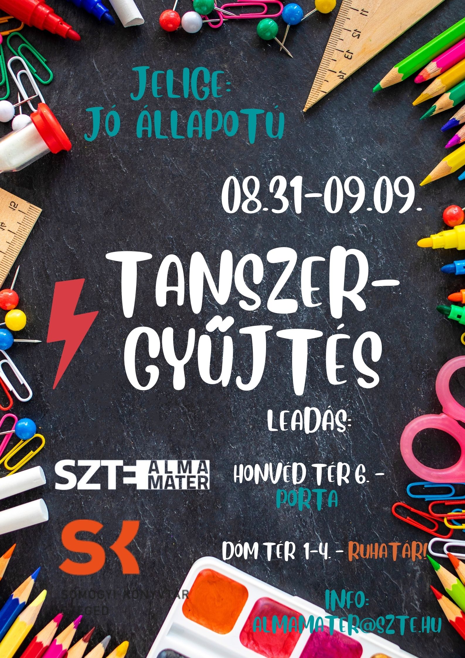 VILLÁM TANSZERGYŰJTÉS - Rapid School Supplies Collections