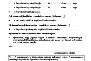 Adóelőleg-nyilatkozat személyi kedvezményhez