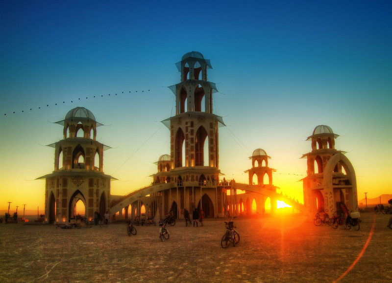 The Burning Man Temple in the Morning-L.jpg