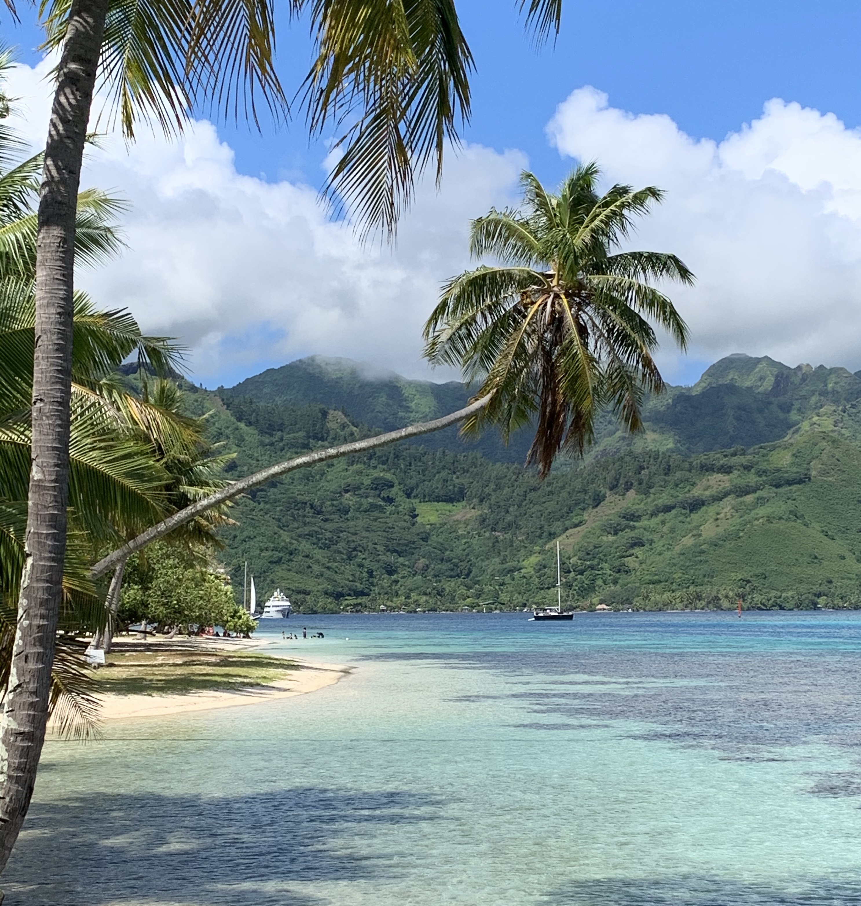 Pont mint gyerekkorom lakótelepi szobájának falán a poszter (Ta‘ahiamanu beach, Moorea)