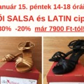 AKCIÓS Női Latin tánccipő, Salsa cipő, -20-30%-os kedvezménnyel