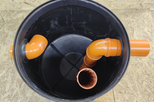 Előszűrő / ülepítő akna esővízgyűjtő tartályokhoz