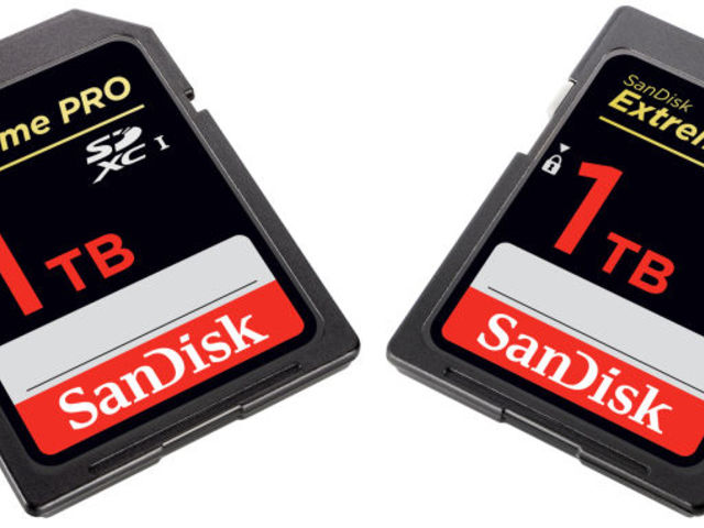 1TB-os memóriakártyákat mutatott be a SanDisk