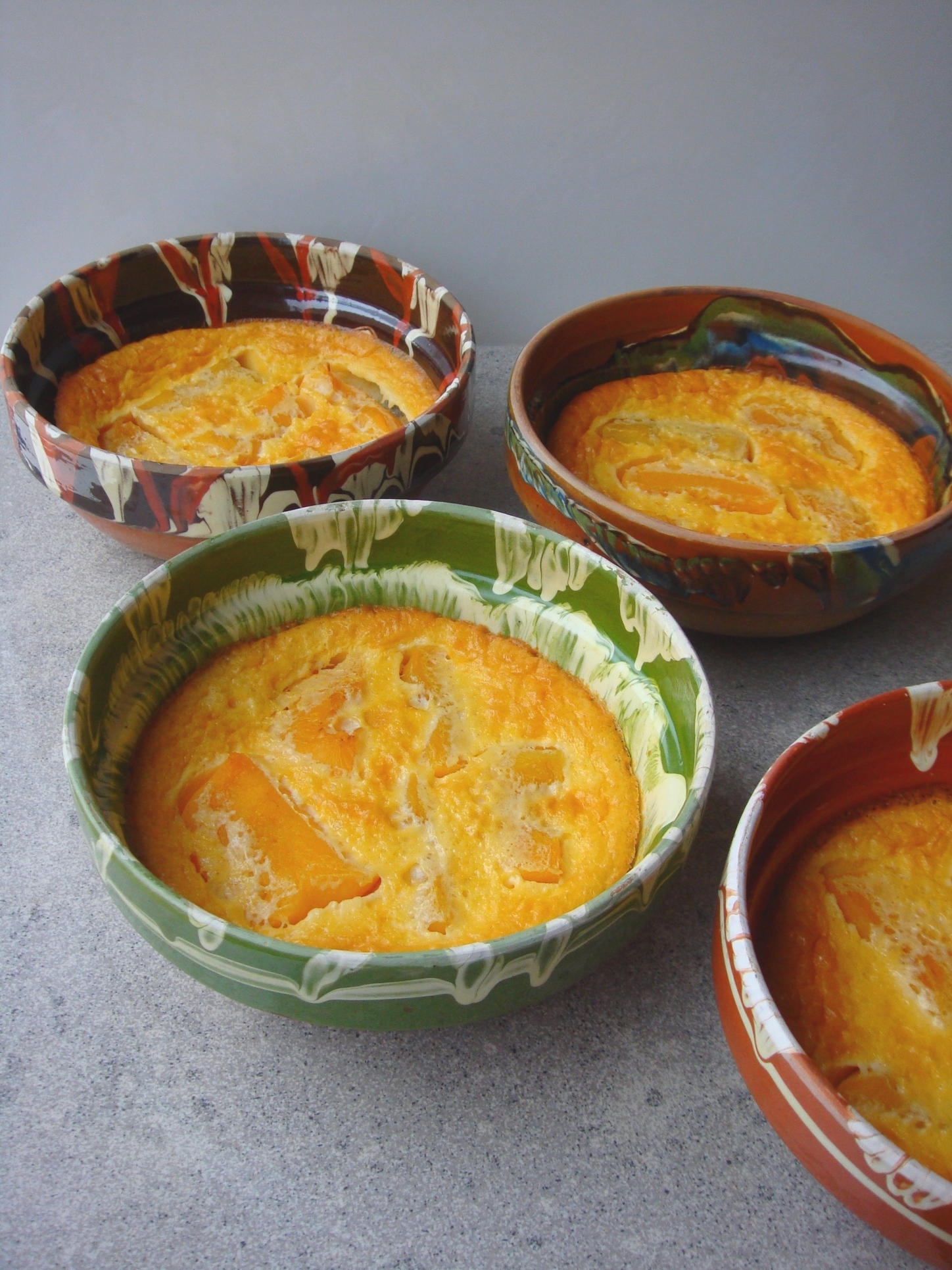 Gyümölcsös clafoutis (francia tejespite)