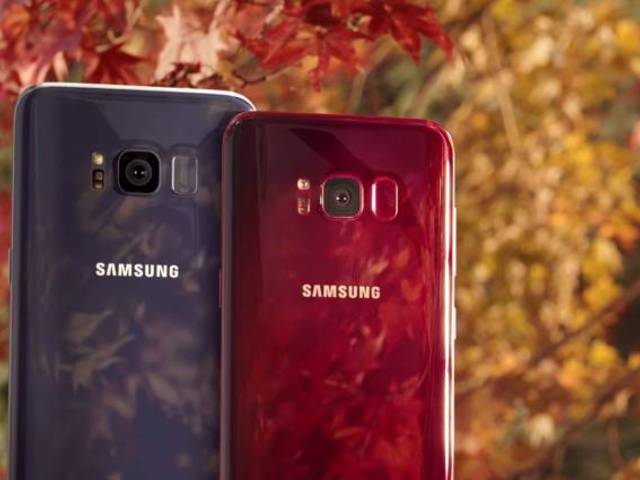 A burgundi vörös az utolsó Galaxy S8