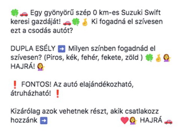 Mutatjuk, melyik Facebook-oldalak verik át; hiába lájkol, senki nem nyer semmit