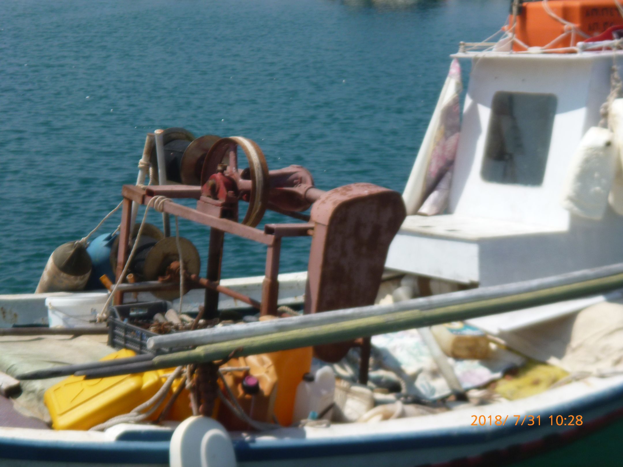 Zsiguli hátsó híd és kukoricadaráló kombójából halászati felszerelés