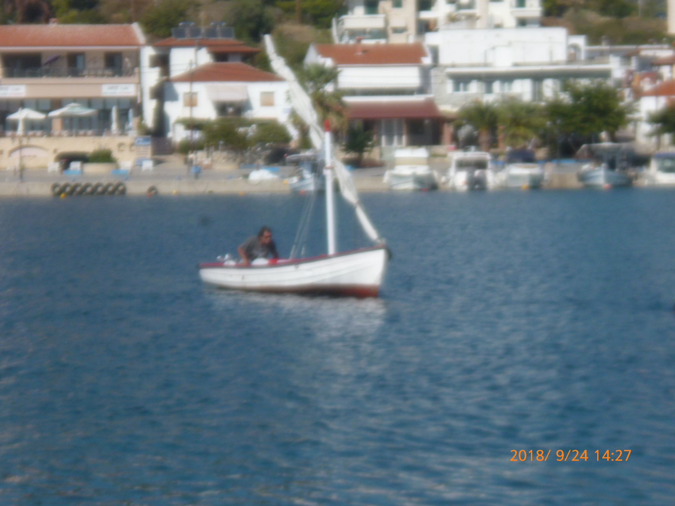 Dimitrisz tradicionális csónakja