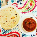 Bárányhús curry chappattival