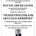 "Kultúr-házi Esték" - Nemzetpolitikáról mindenkinek