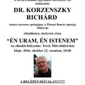 "Kultúr-házi Esték" - Dr. Korzenszky Richárd Tevelen!