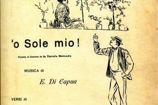 Az ’O sole mio című slágert olasz nyelven írták