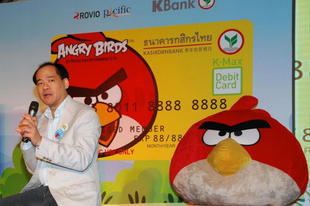 Angry Birds bankkártyák Thaiföldön