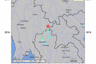 Földrengés Burmában és Thaiföldön