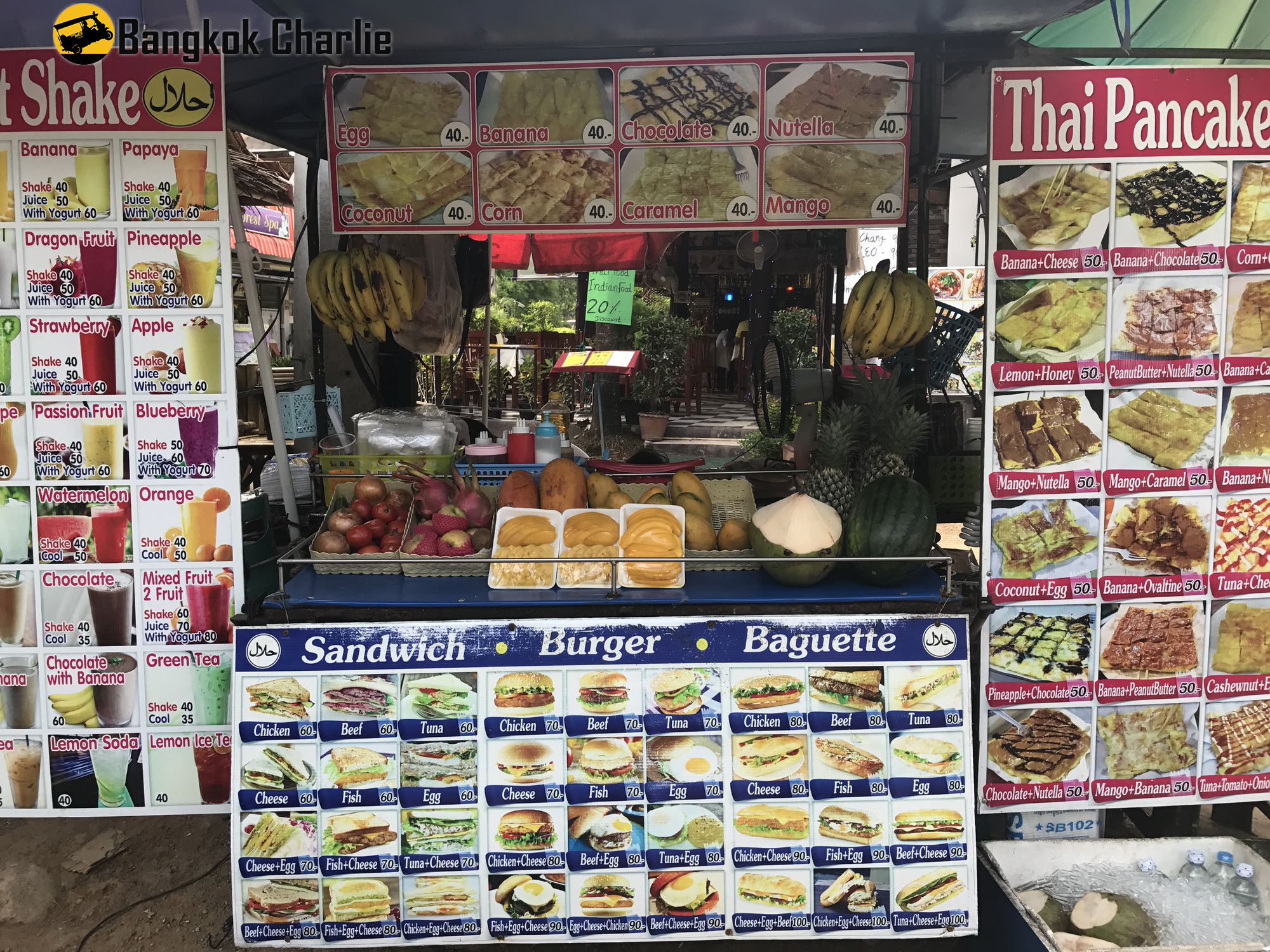 Utcai kaja árak - Krabi 2017 május