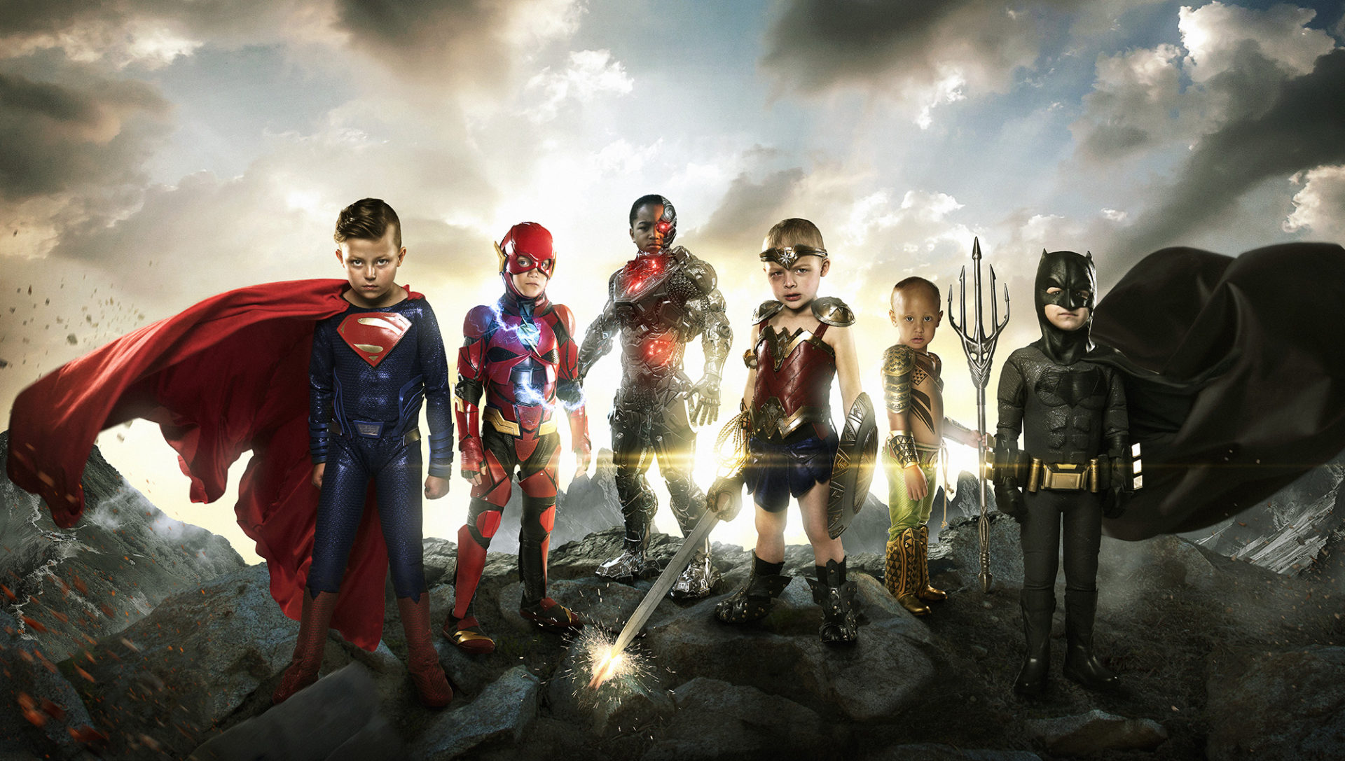 DC hősökké vált gyerekek - Egy fotózás, ami mosolyt csal arcodra