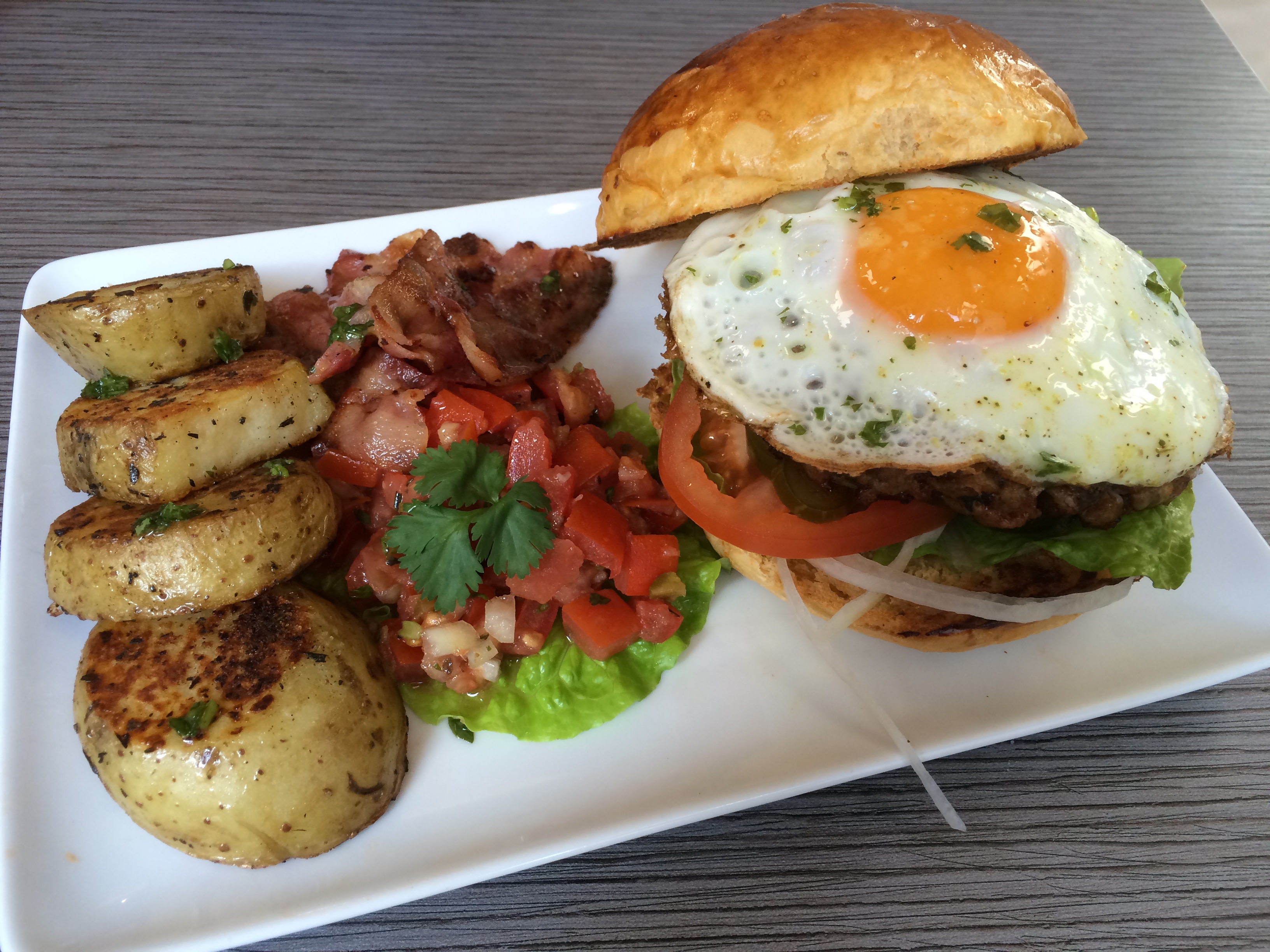 chorizo burger