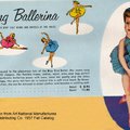 Vintage amerikai Valentine Ballerina baba 1950
