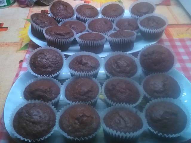 Csokis - banános muffin