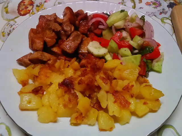 Saslik serpenyőben