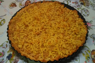 Morzsás almás pite