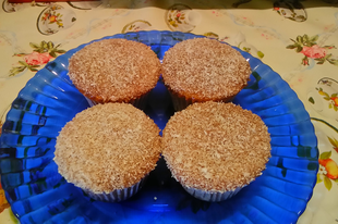 Kókuszkocka muffin