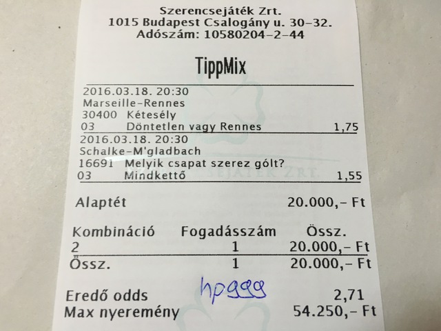 Péntek esti megérzések