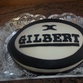 Rugby labda torta