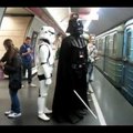 Darth Vader a budapesti metrón