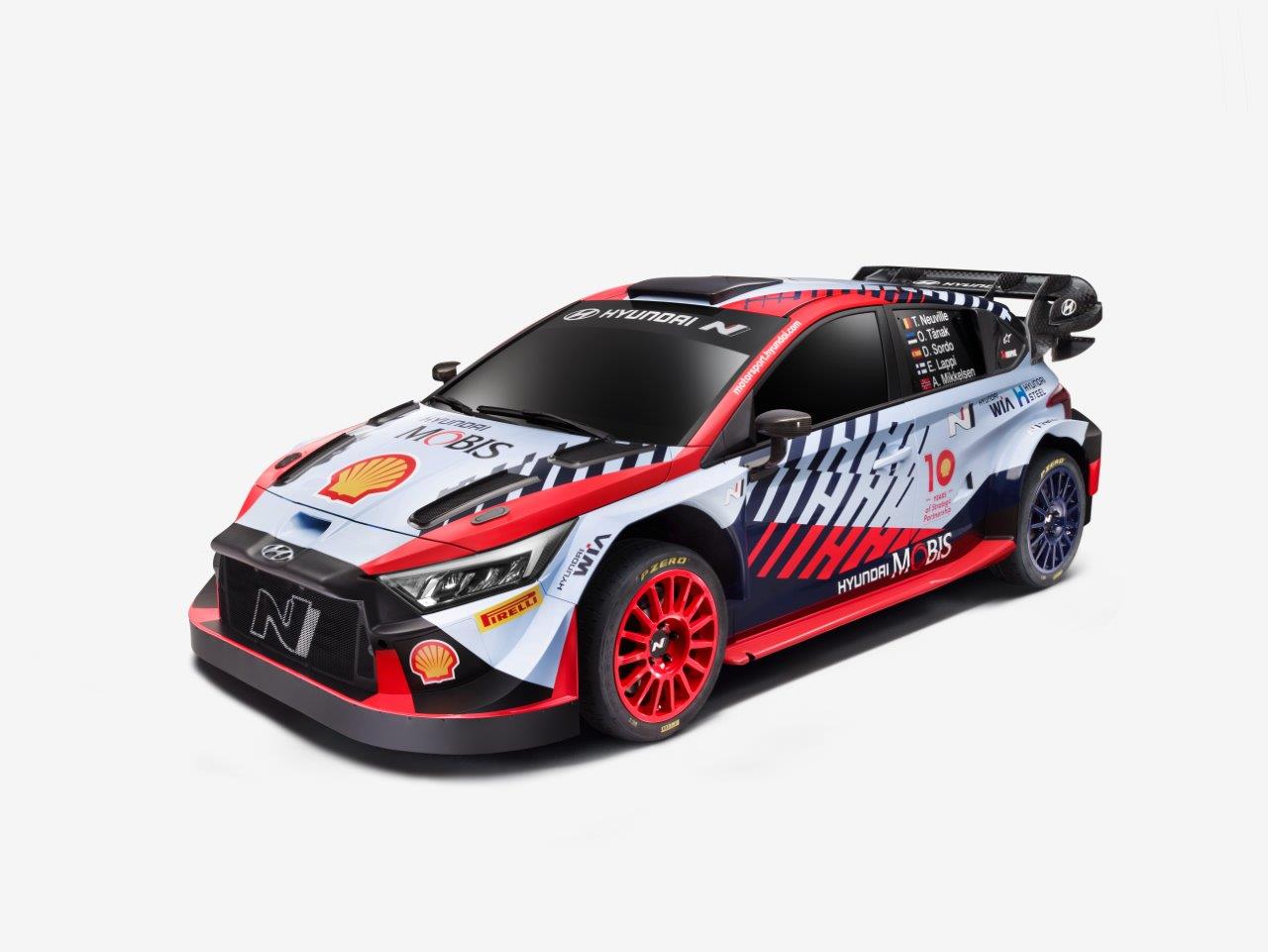 A Hyundai Motorsport idei WRC színei