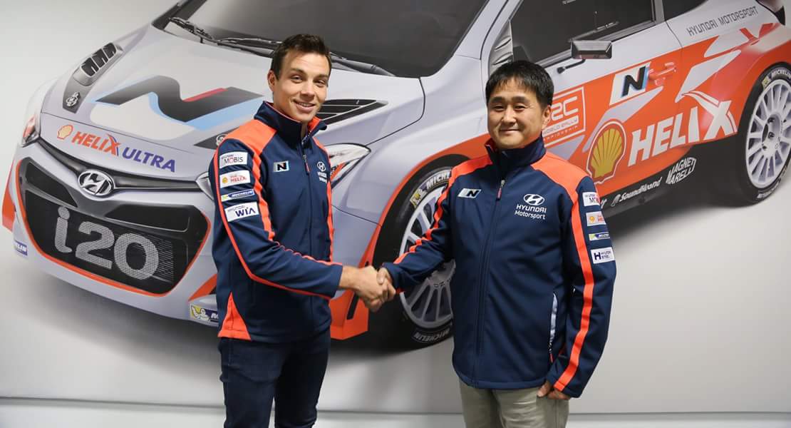 Három éves szerződést írt alá a Hyundai Motorsport és Hayden Paddon