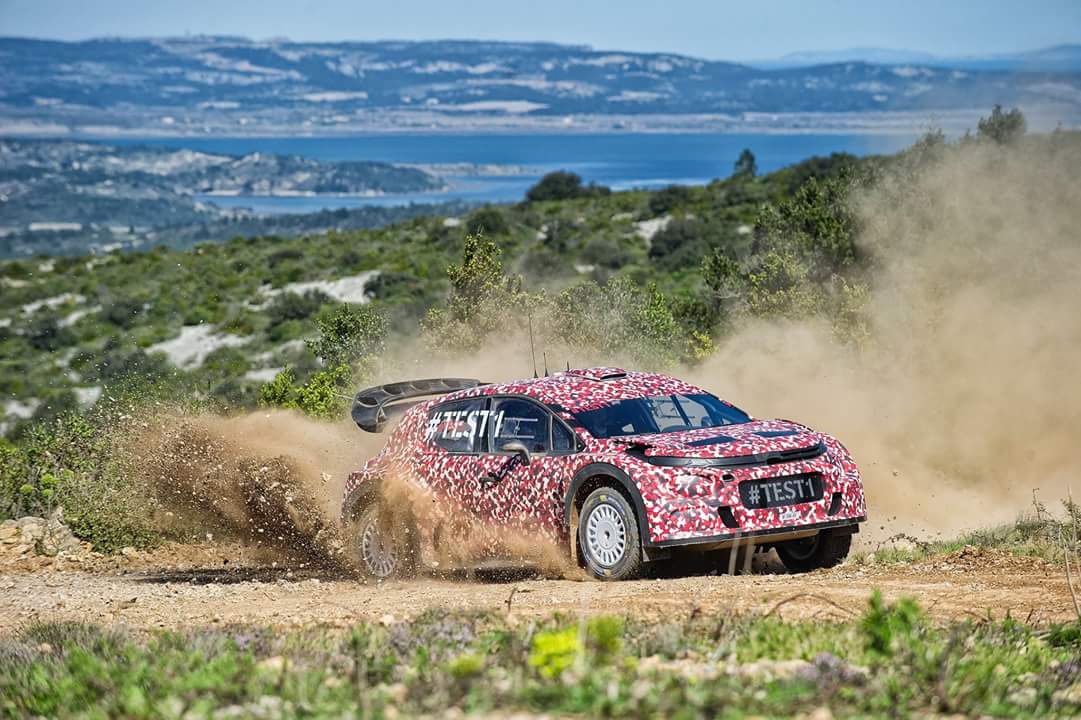 Elkezdték mozgatni a 2017-es Citroen WRC-t