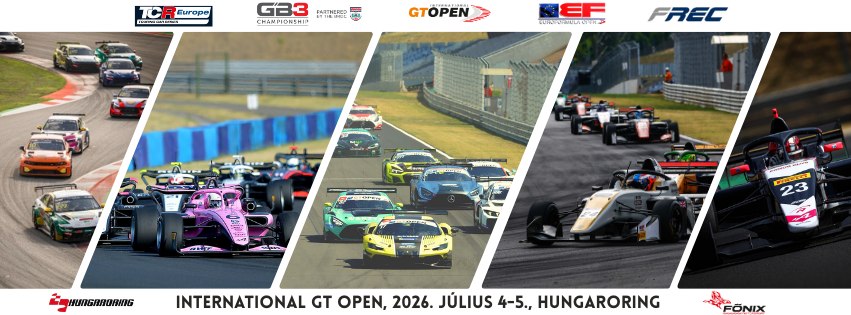 Júliusban jön az International GT Open a Hungaroringre!