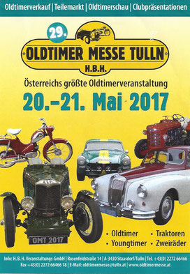 Hétvégén Oldtimer Messe Tullnban, Bécshez közel