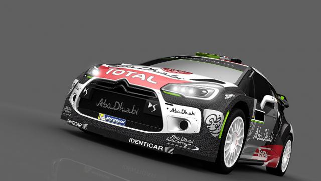 WRC - új dekoráció a Citroen DS3 WRC-n
