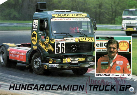 Interjú Krasznai Jánossal az első magyar kamion versenyzővel