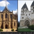 Középkori kultúra, gótika és román stílus