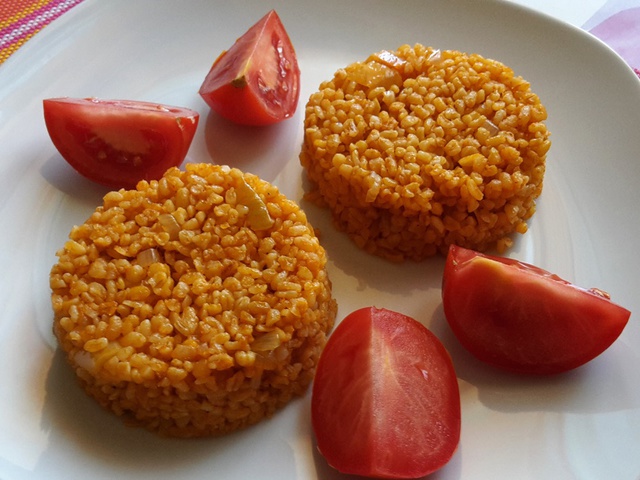 Bulgur pilaf -török rizs recept