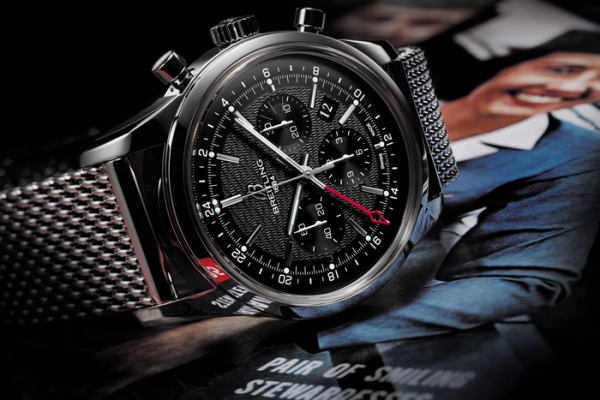 Breitling Transocean Chronograph GMT, luxusóra.png