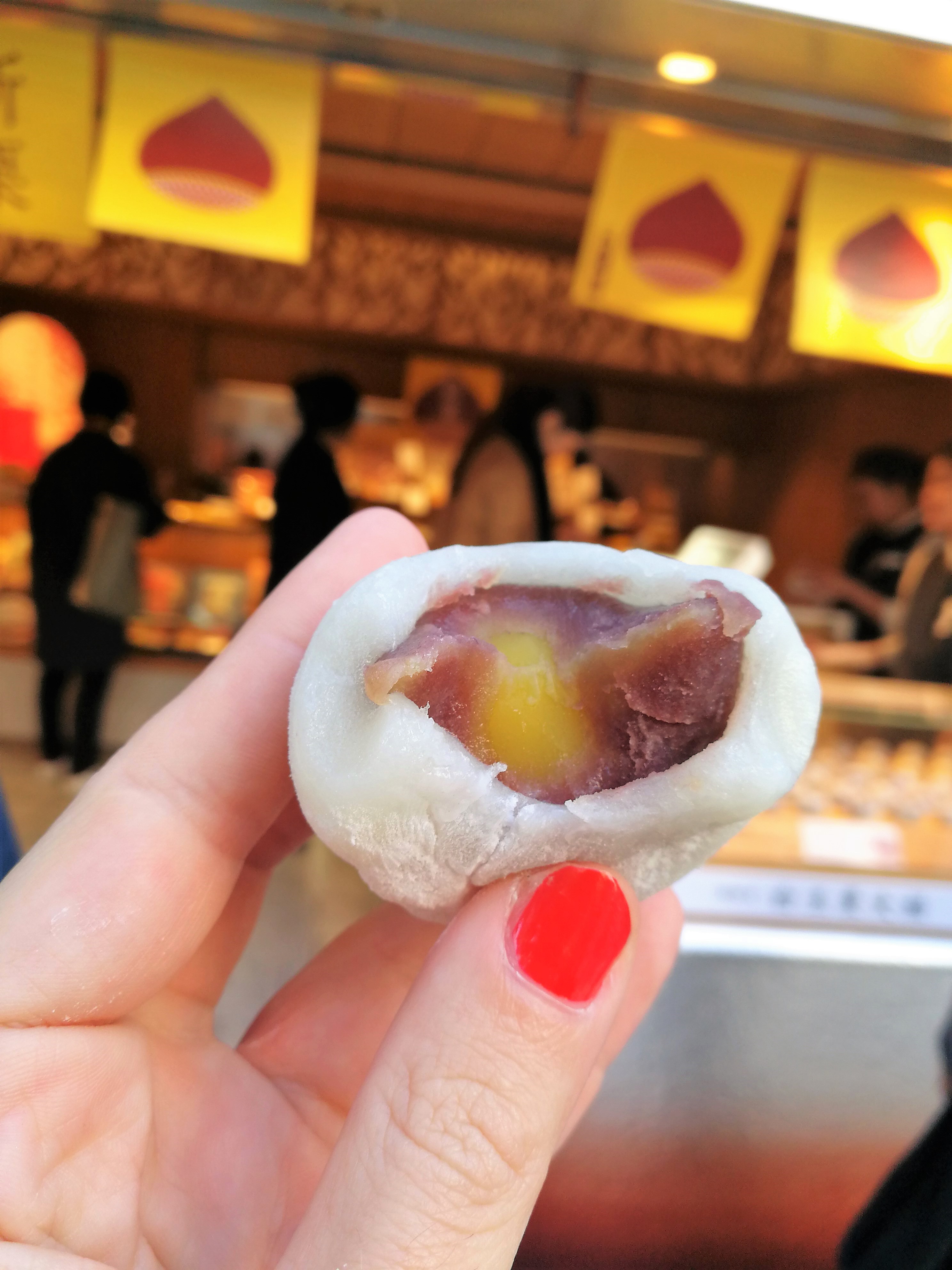 Őszi szezonális édesség: gesztenyés mochi